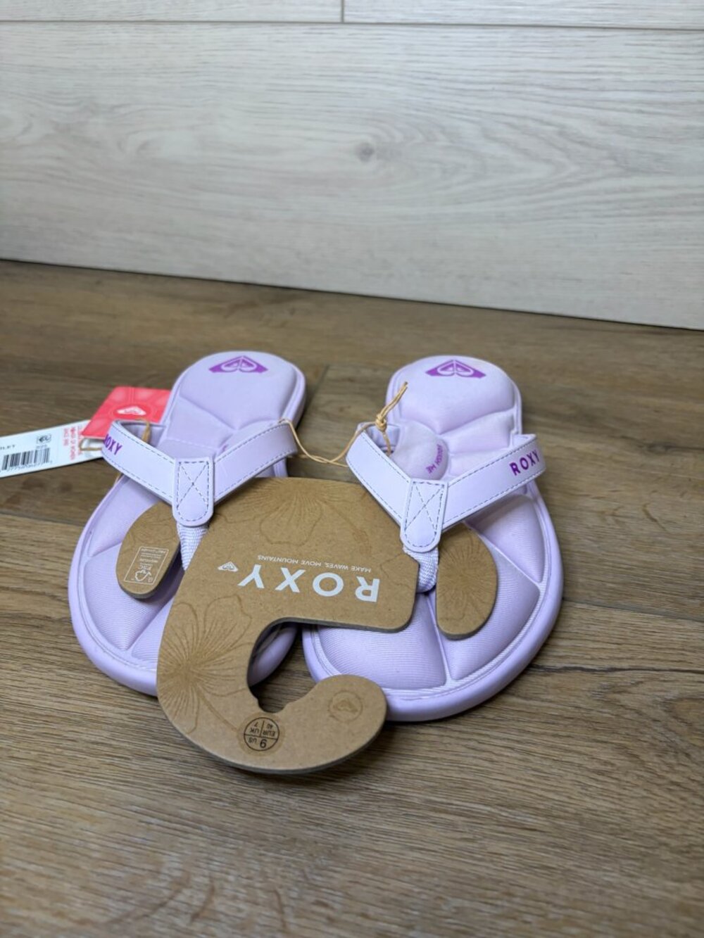 Roxy Women Rays Flip Flop Sandals Purple Size 6